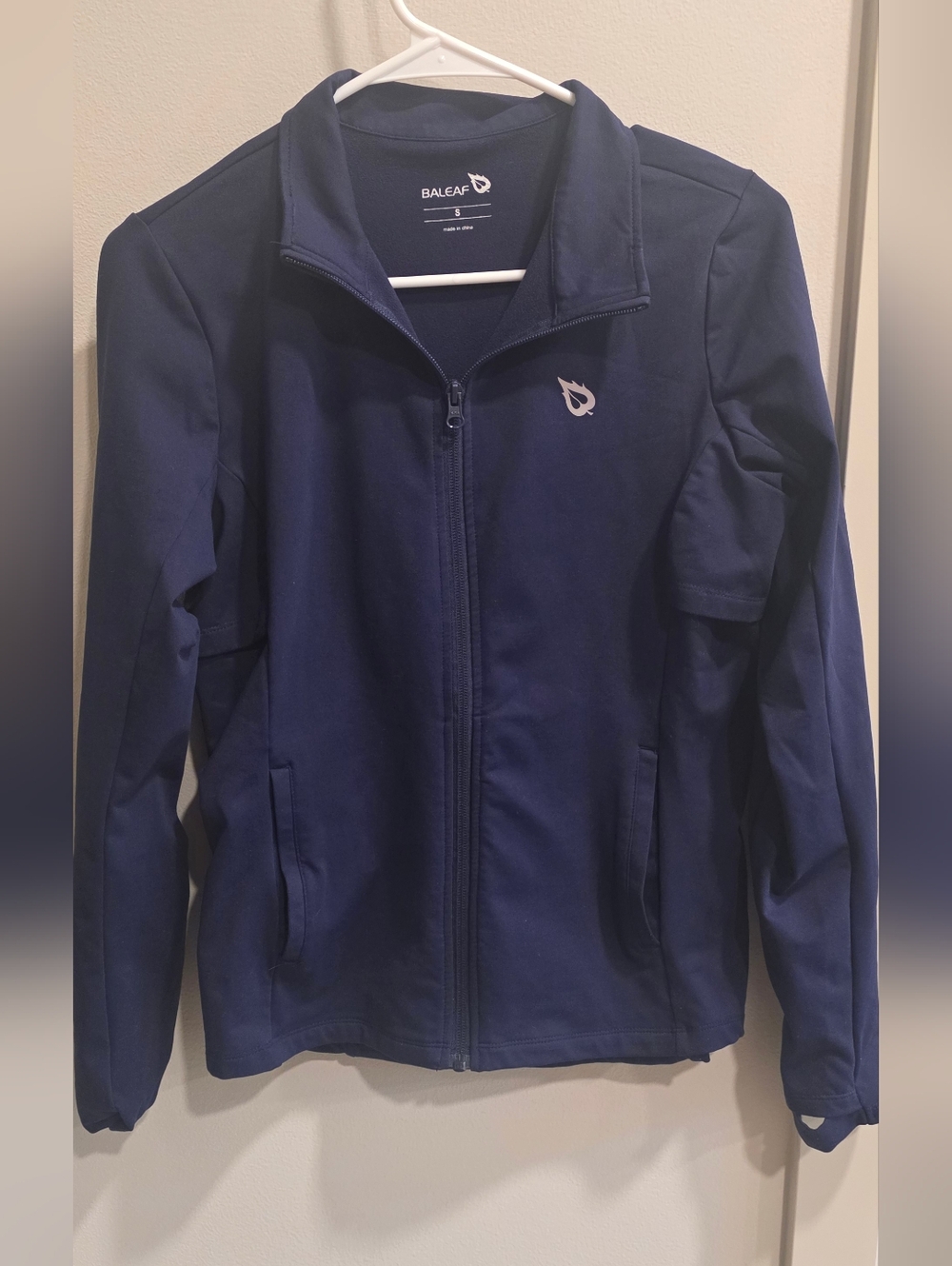 Baleaf Deep Blue Full-Zip Performance Jacket
